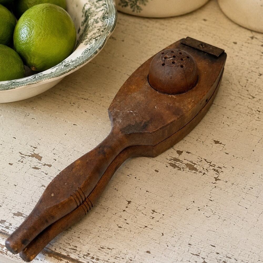 1800's Wooden Hinged Juicer